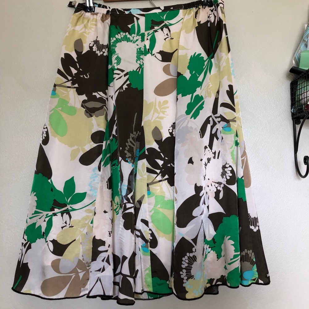Chico’s floral skirt